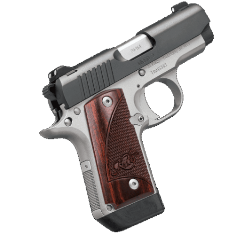 Kimber Micro 9 Two-Tone 9mm Rosewood Grips