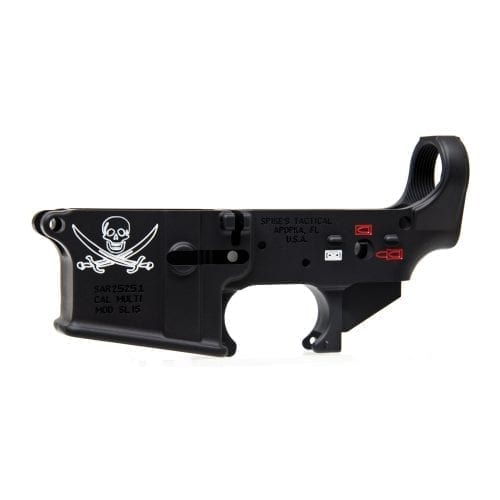 Spike’s Tactical Calico Jack Color Fill AR15 Stripped Lower Receiver