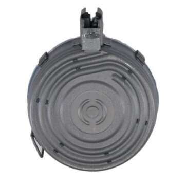 Korean AK47 7.62×39 75 round Drum, Steel with Clear Plastic Back