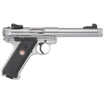 Ruger Mark IV Target Stainless Steel Threaded Barrel 22LR