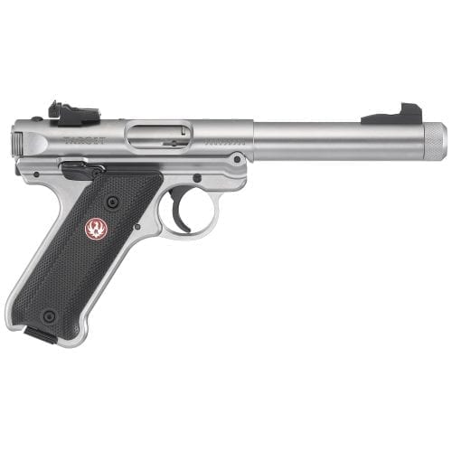 Ruger Mark IV Target Stainless Steel Threaded Barrel 22LR